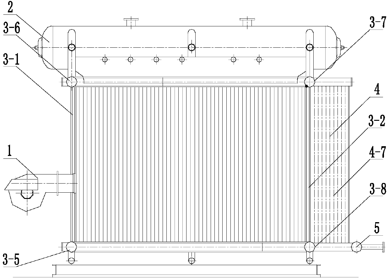 Novel full tube panel type efficient oil and gas fired boiler