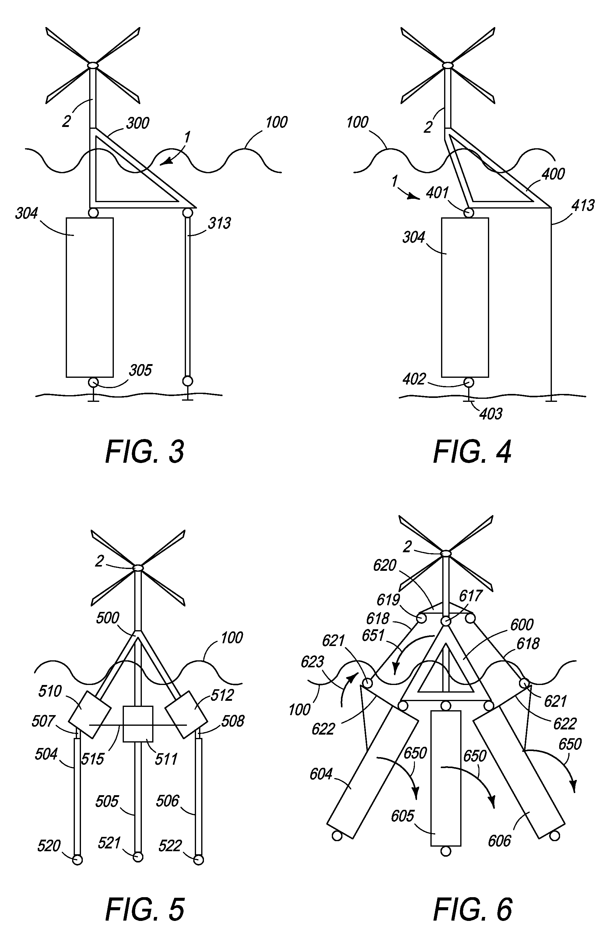 System for mounting equipment and structures offshore