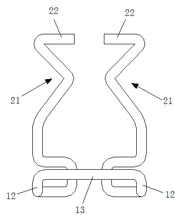 Water heating pipe support frame of drum washing machine