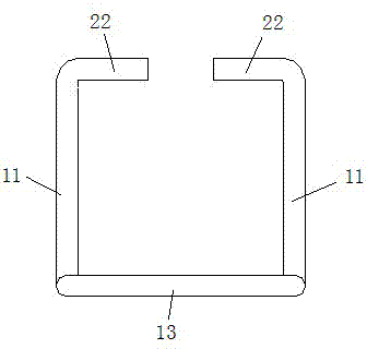 Water heating pipe support frame of drum washing machine