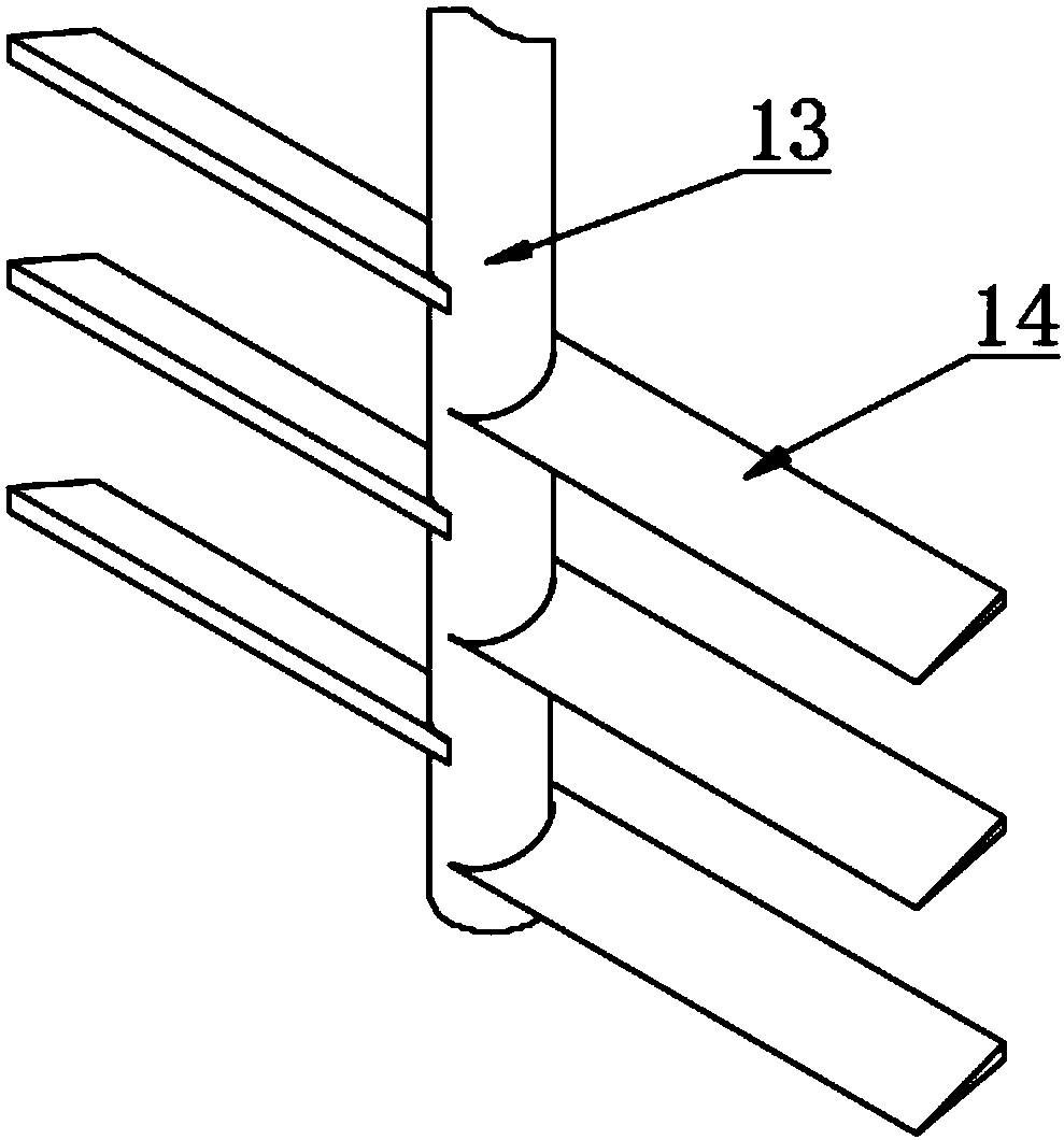 Medical waste processing device with circulatory function