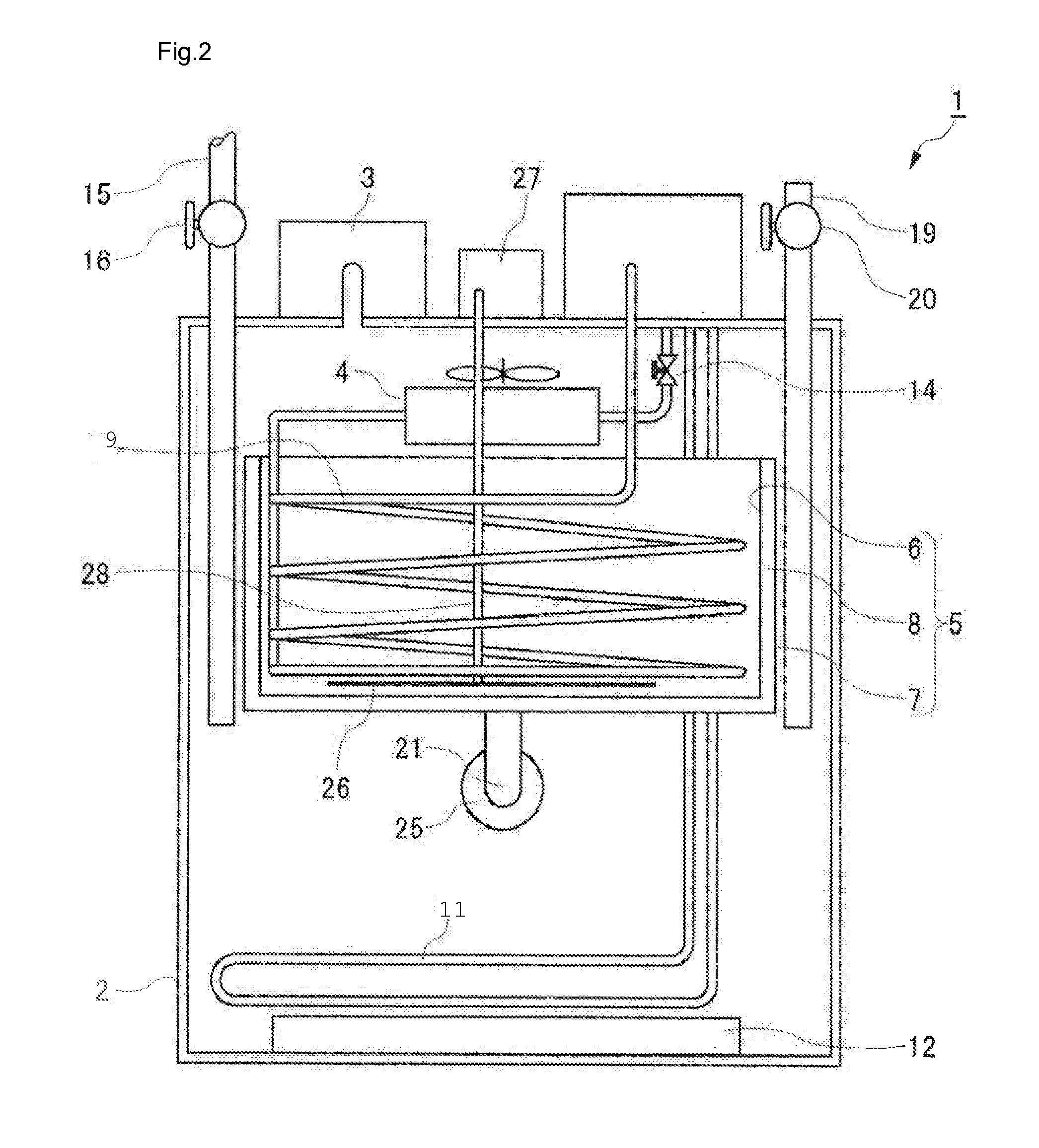 Distilled water production system