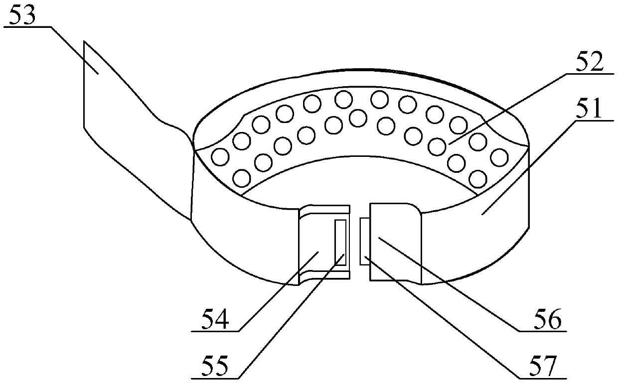 Nephrology department treatment device with massage function