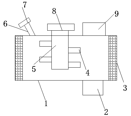 Drying device for camellia chrysantha processing