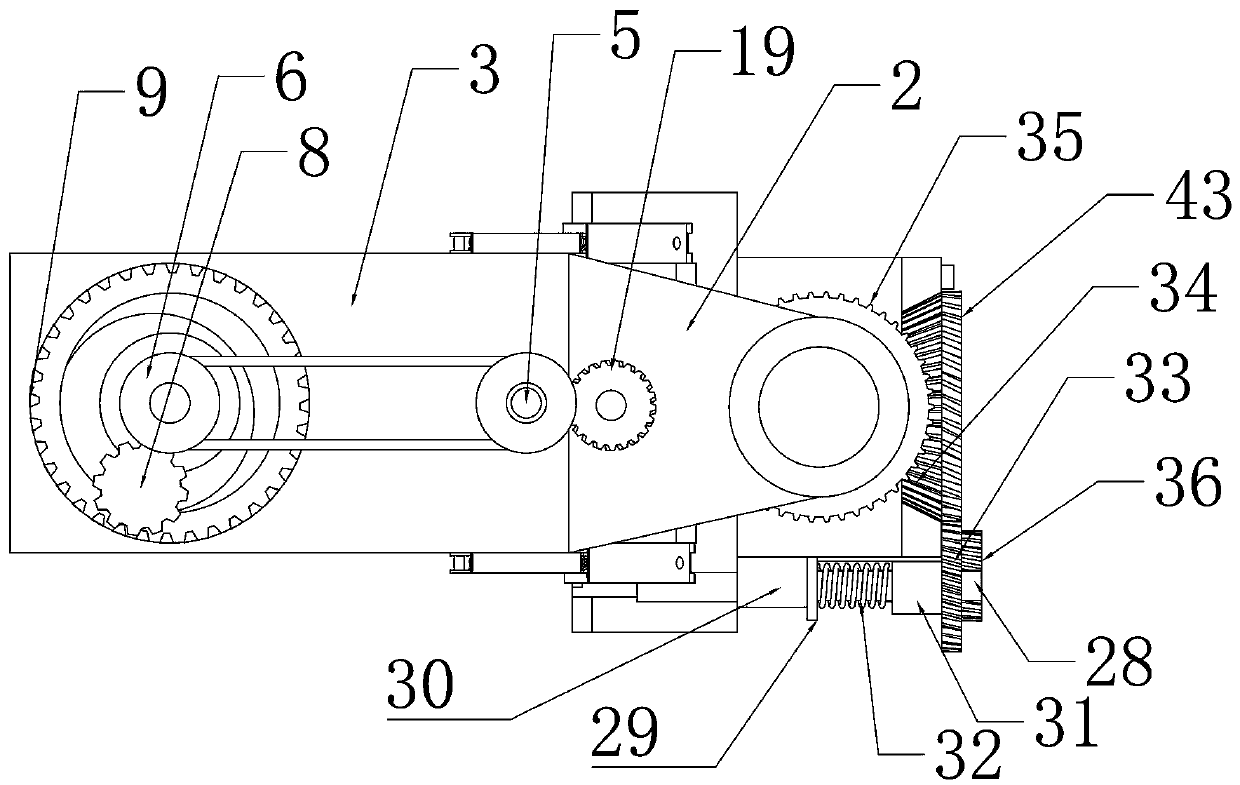 Abdominal distension auxiliary treatment device for gastroenterology department