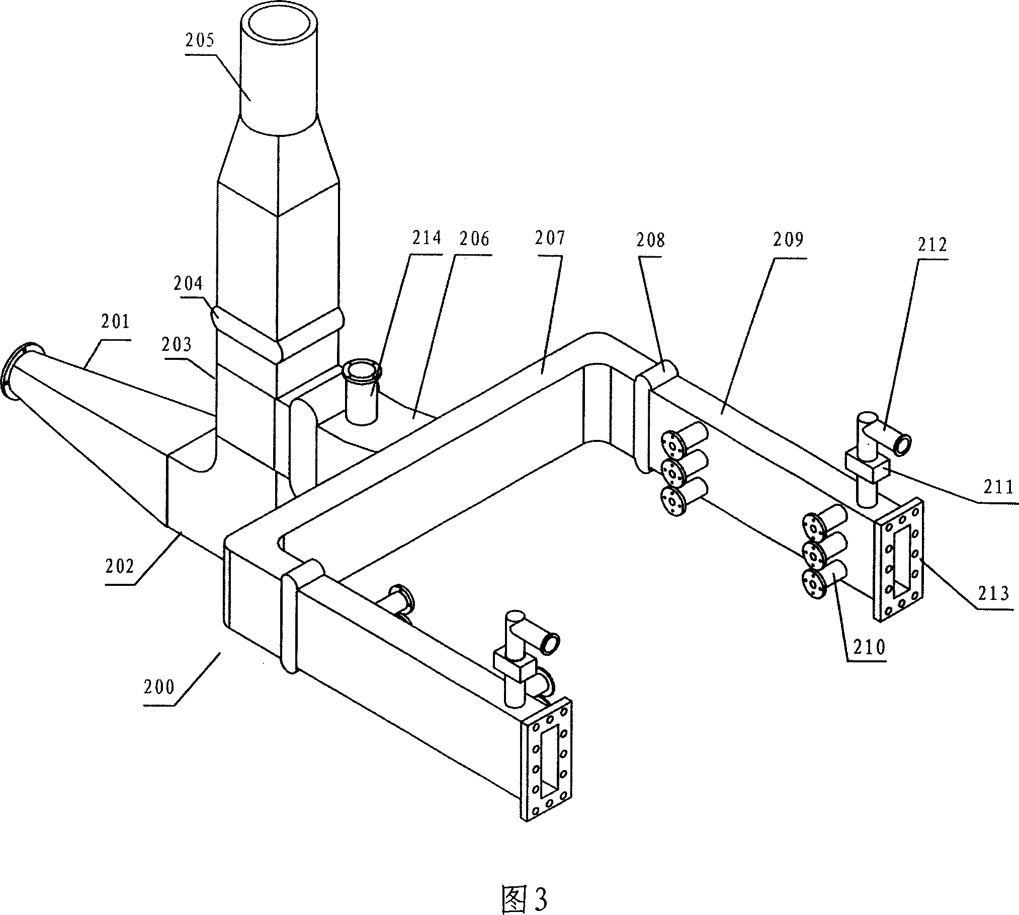 Combustion machine and steam turbine combined circulation system for gas boiler