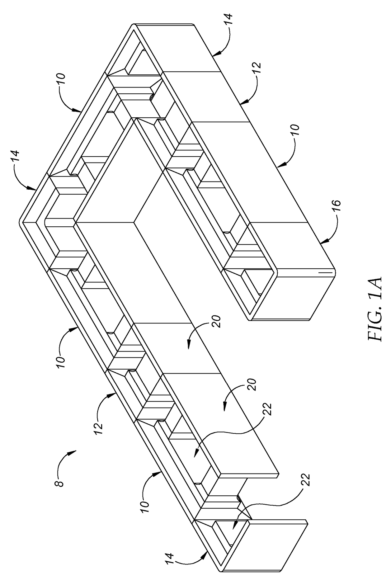 Interlocking mortarless structural concrete block building system