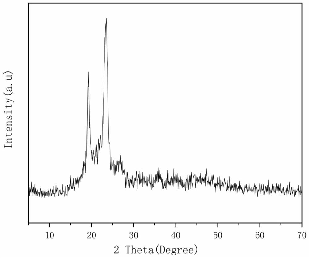 Shape memory polyurethane bone scaffold prepared by gas foaming method and application thereof