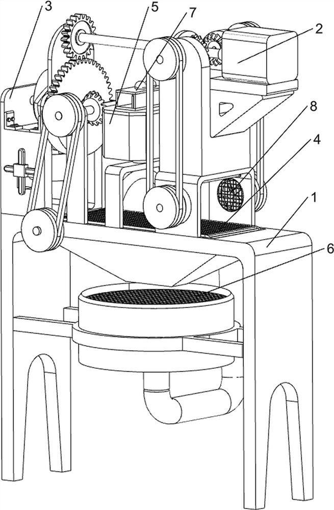 A kind of automatic production equipment of chocolate cake for food processing