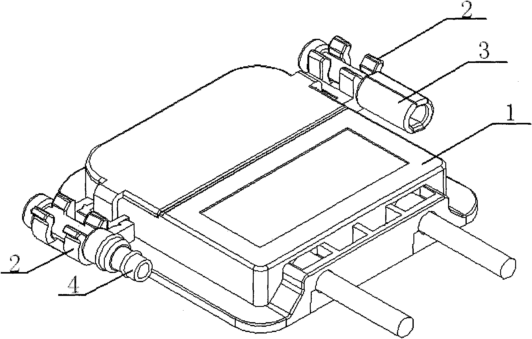 Fixing seal device of cable connector