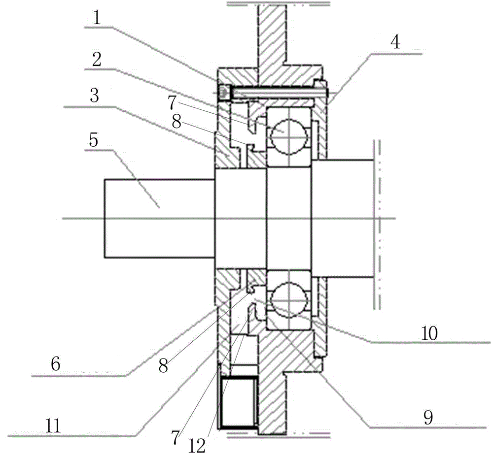 Semi direct drive permanent magnet wind turbine generator bearing lubrication system