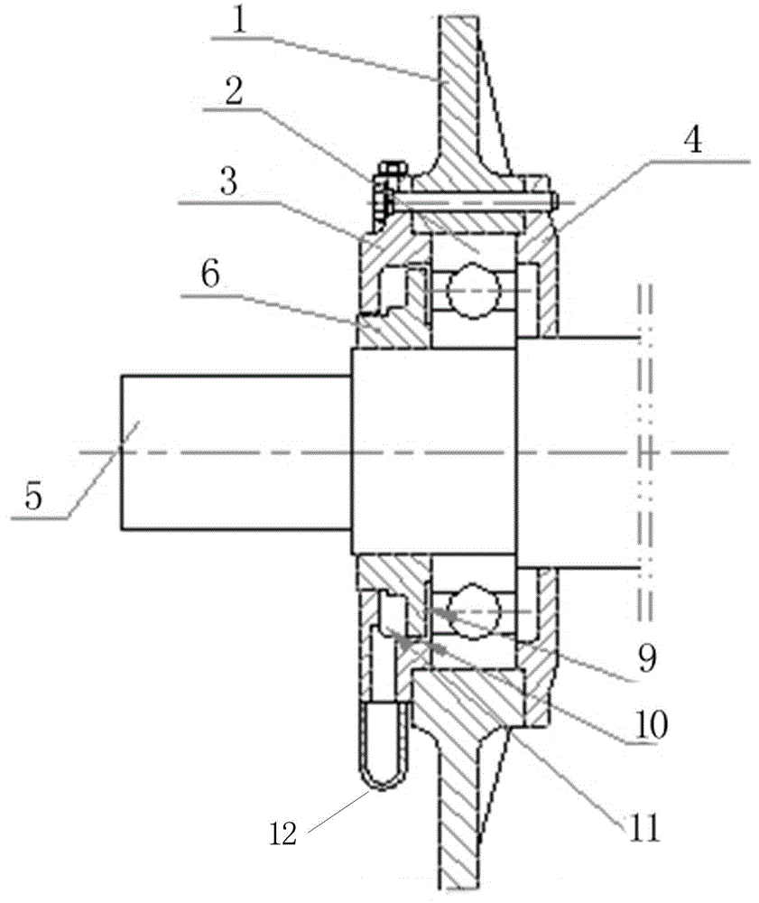 Semi direct drive permanent magnet wind turbine generator bearing lubrication system