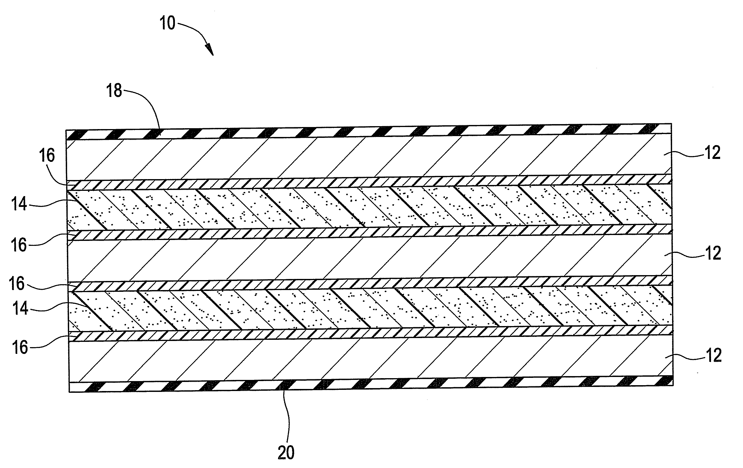 Laminated bus bar assembly