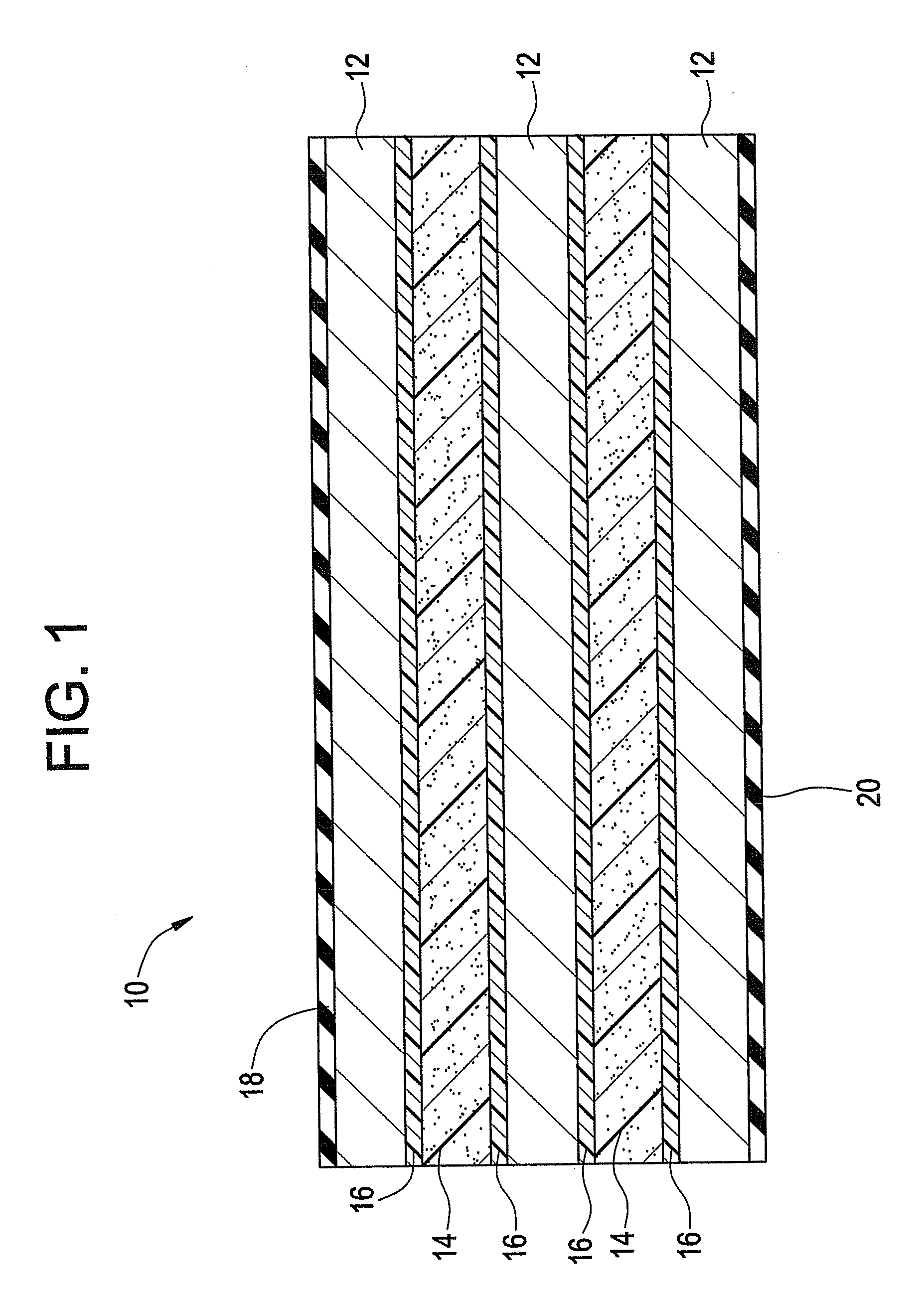 Laminated bus bar assembly