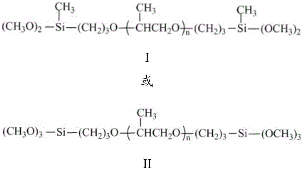 Silane-modified polyether adhesive for sealing fabricated concrete buildings and manufacturing method thereof