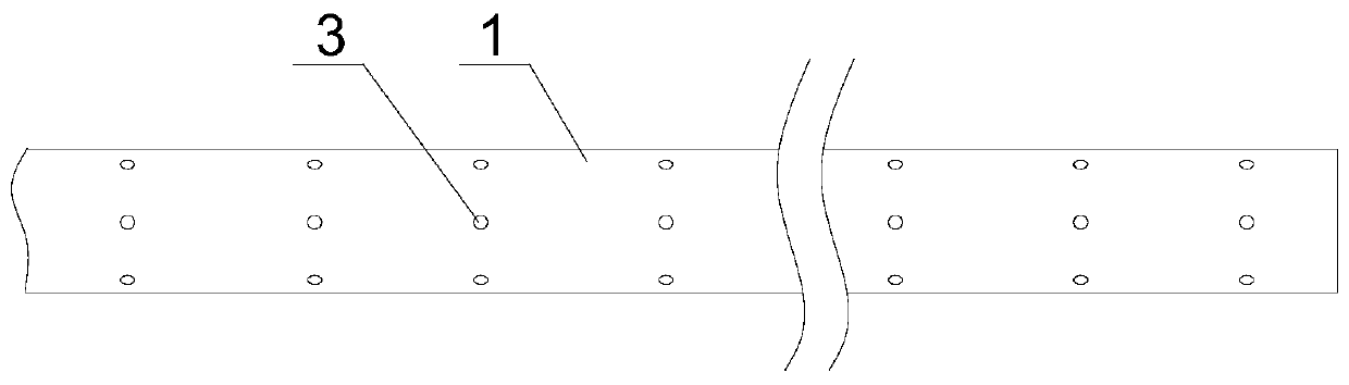 Side slope reinforcing drainage structure and reservoir shore collapse engineering treatment method