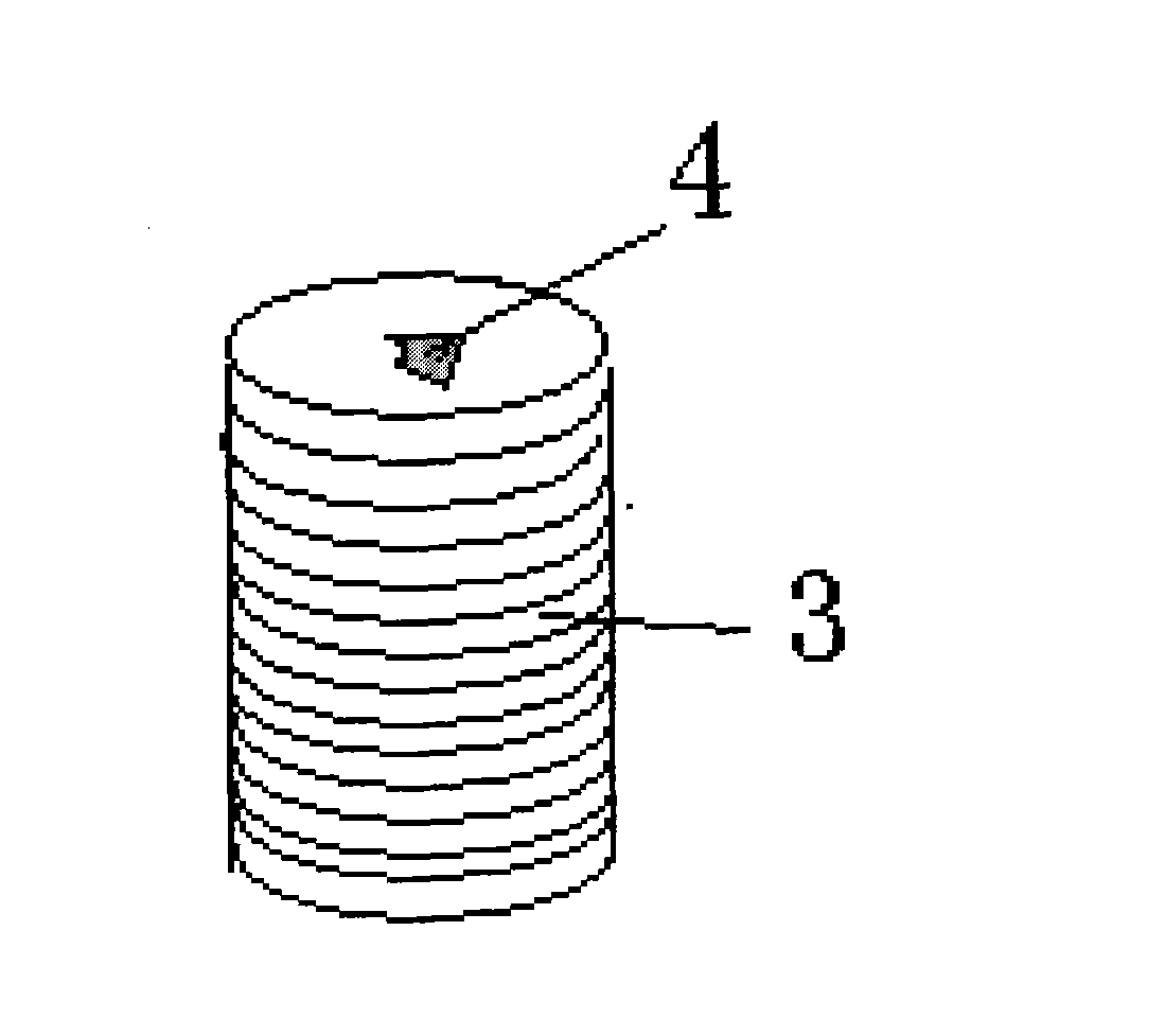 Method for destroying anti-fake RFID (Radio Frequency Identification) chip in bottle cap by using pressure principle