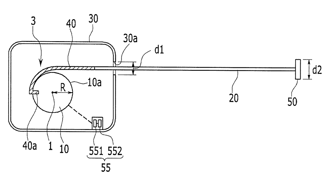 Rollable display device