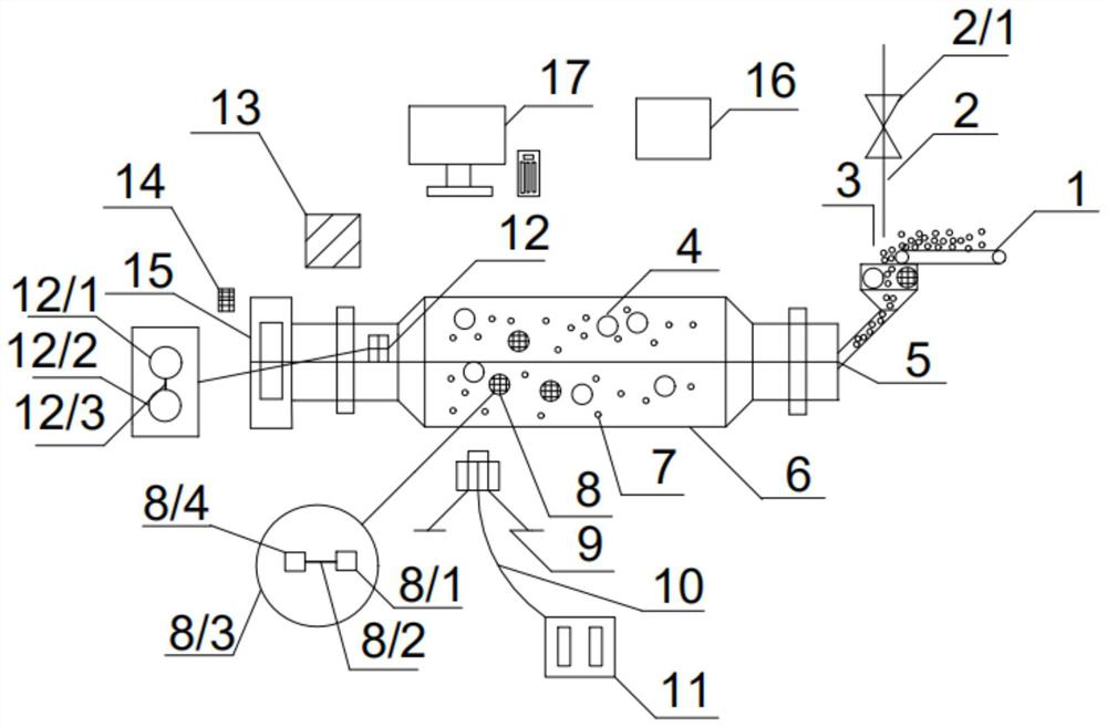 Ore grinding machine comprehensive operation state online detection device and automatic control method