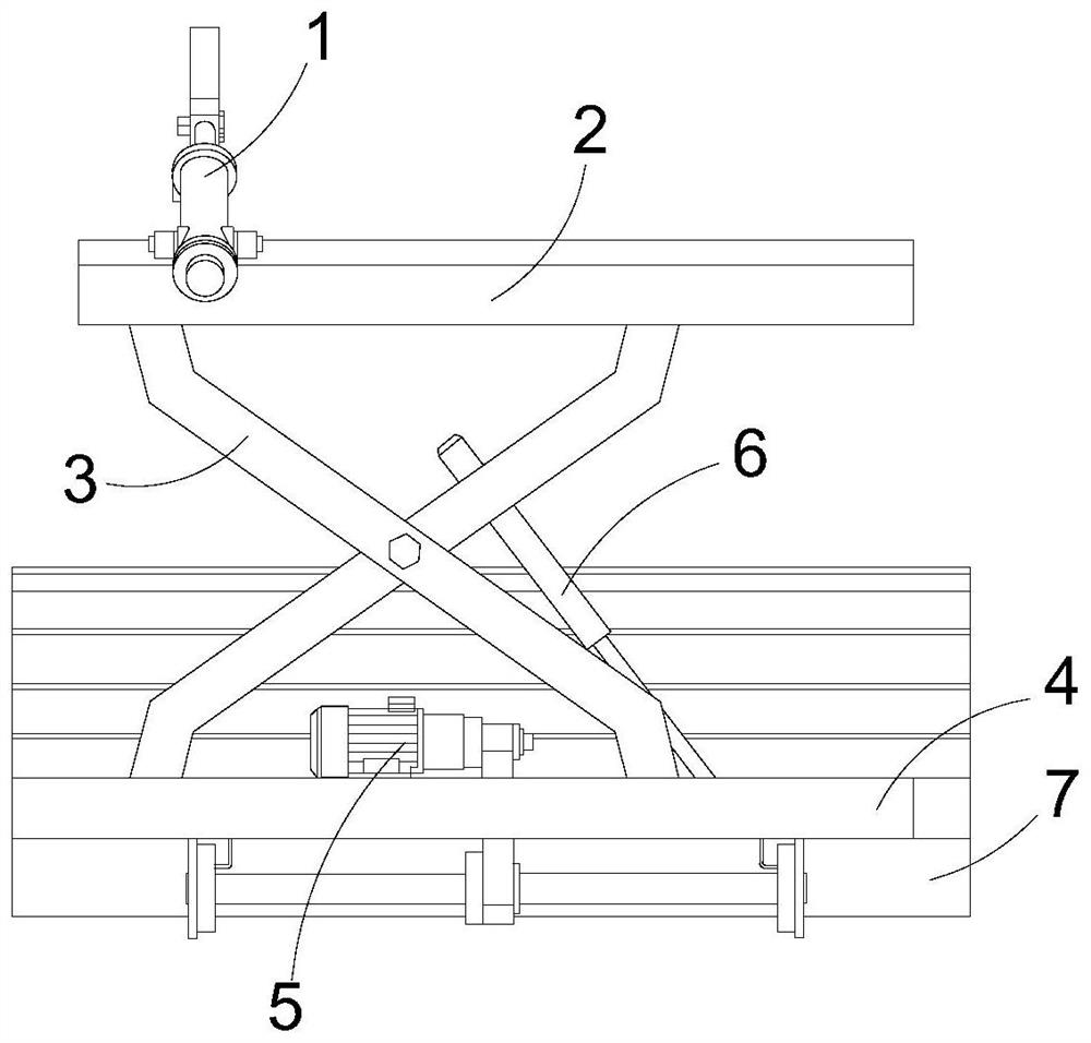 Seamless steel tube machining platform and seamless steel tube manufacturing equipment with cooling function