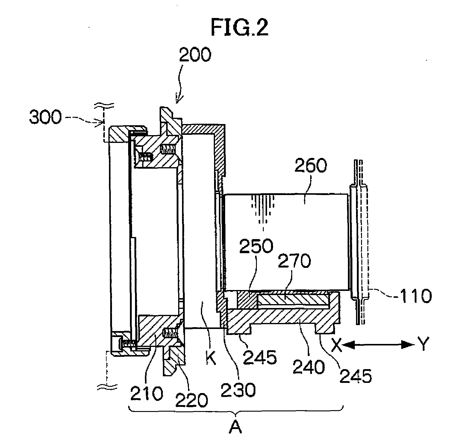 Movement preventing structure for color separation prism