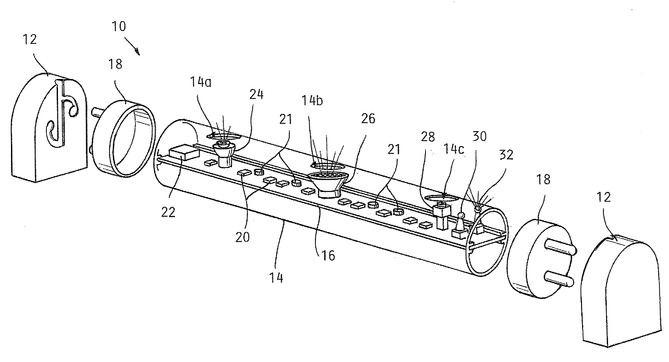 Lighting including integral communication apparatus