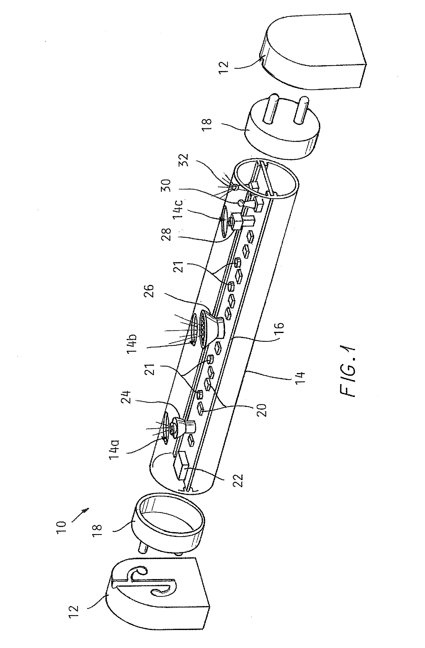 Lighting including integral communication apparatus