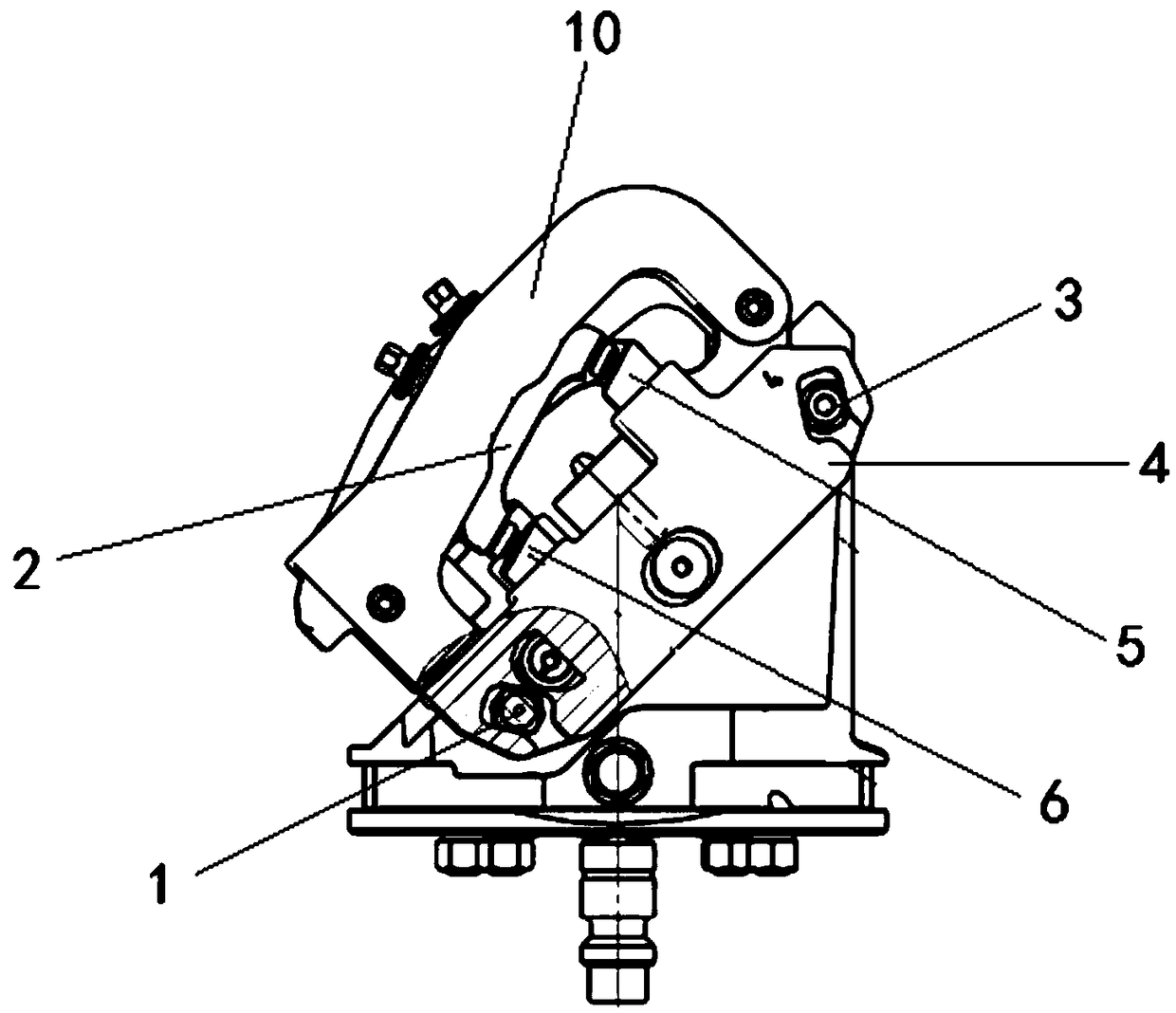 Blade profile clamping device for machining of precision forging blade of aero-engine