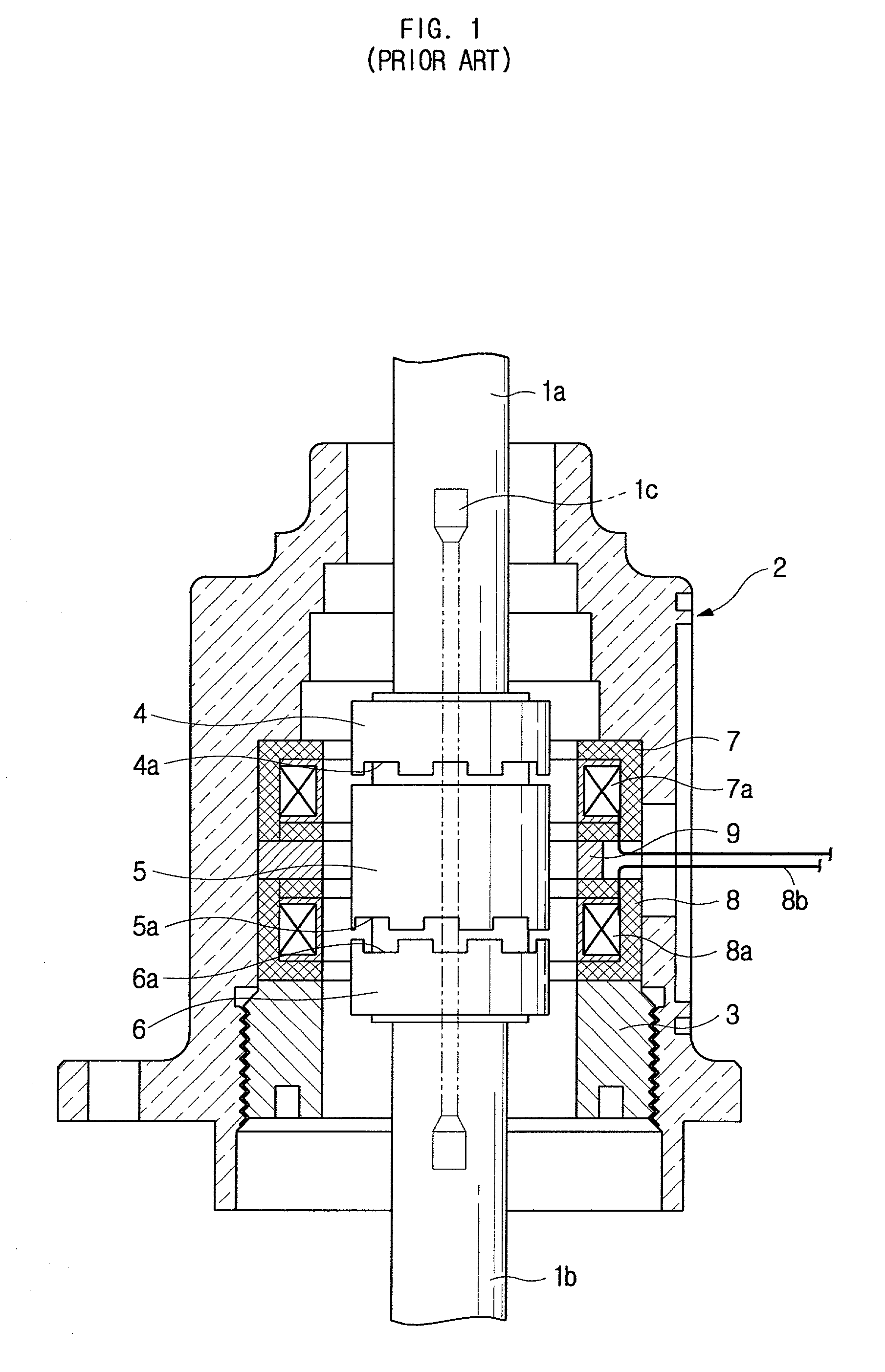 Torque sensor for vehicle