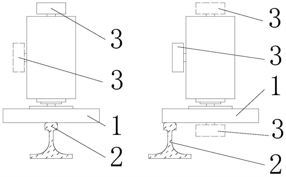 Vibration grinding steel rail grinding method