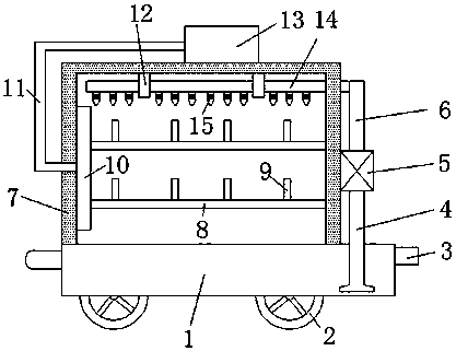 Transplanting device for photinia serrulate breeding