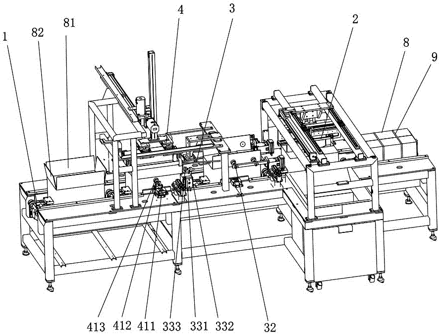 Intelligent box detaching machine