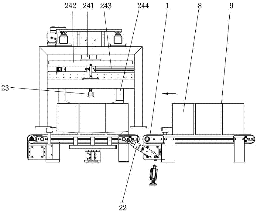 Intelligent box detaching machine