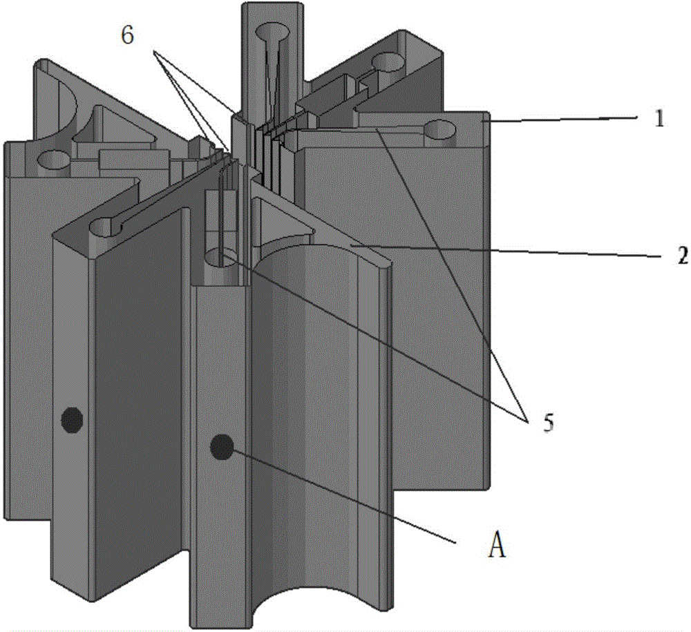 Novel diode-pumping immersion-type liquid-cooling solid laser gain pool