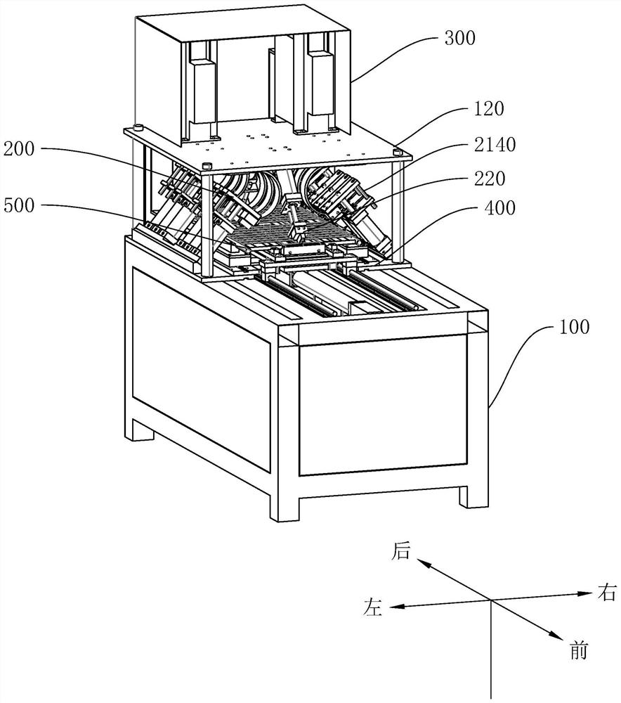 Bedstead welding device and welding method thereof