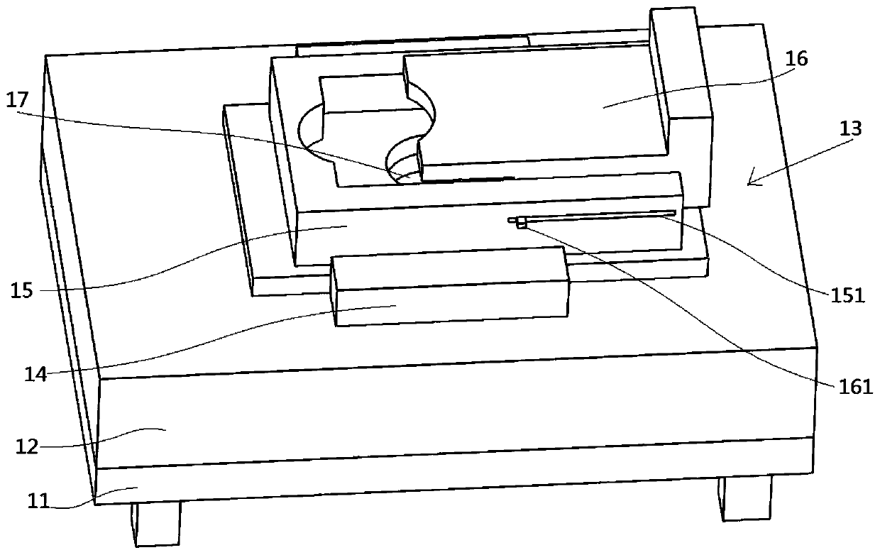 Drilling and tapping device for lock