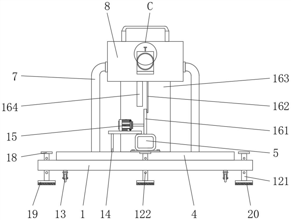 Atmosphere foiling spraying device for artistic performance and using method thereof