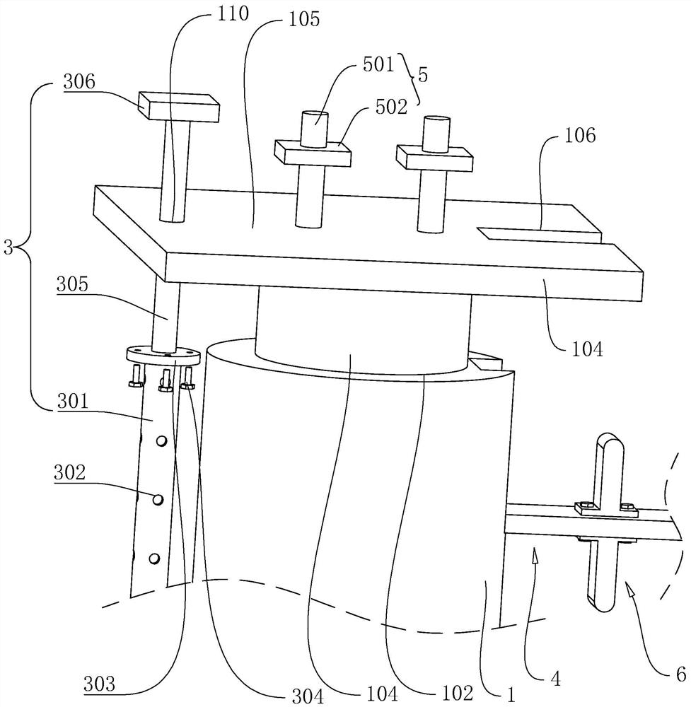 Geological reinforcement device capable of effectively improving connection stability