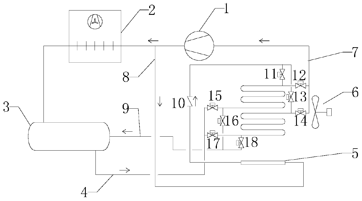 Refrigeration house air cooler defrosting system and method based on photoelectric conversion control