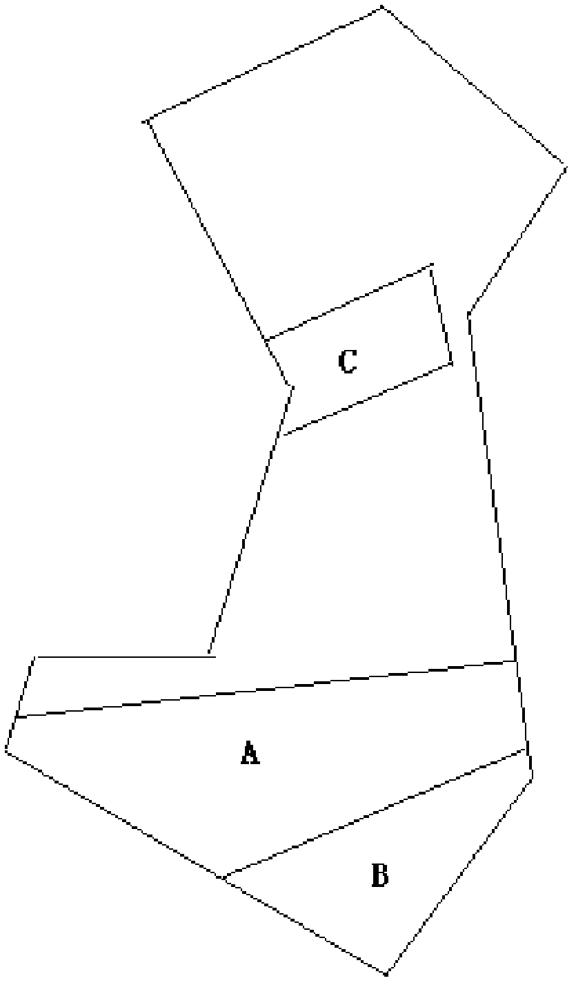 Green space system community planning method for urban and rural ecological planning