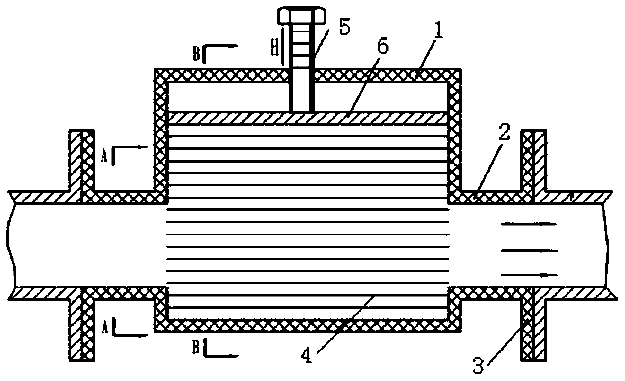 Hydrodynamic noise silencer