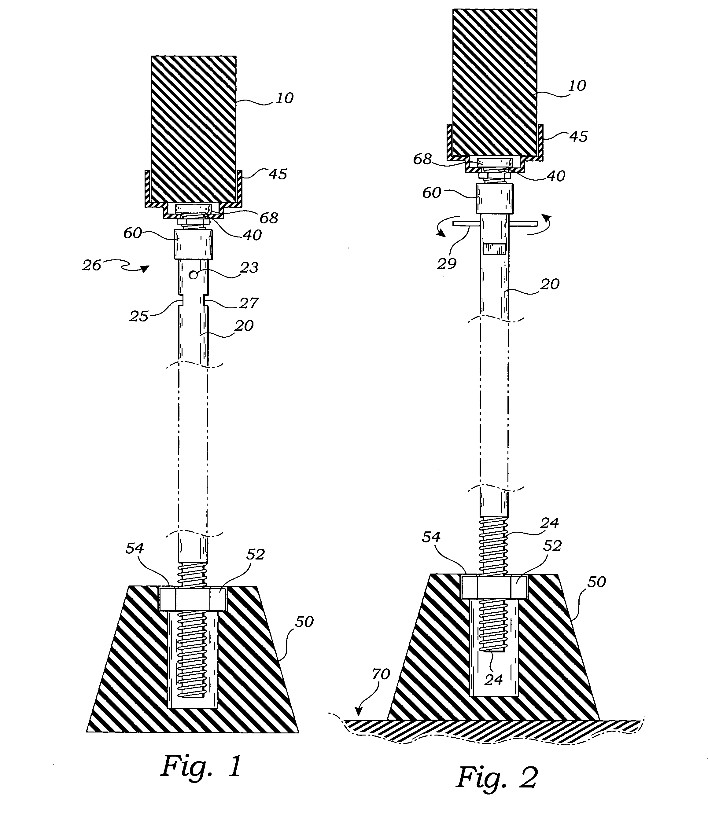 Adjustable beam support