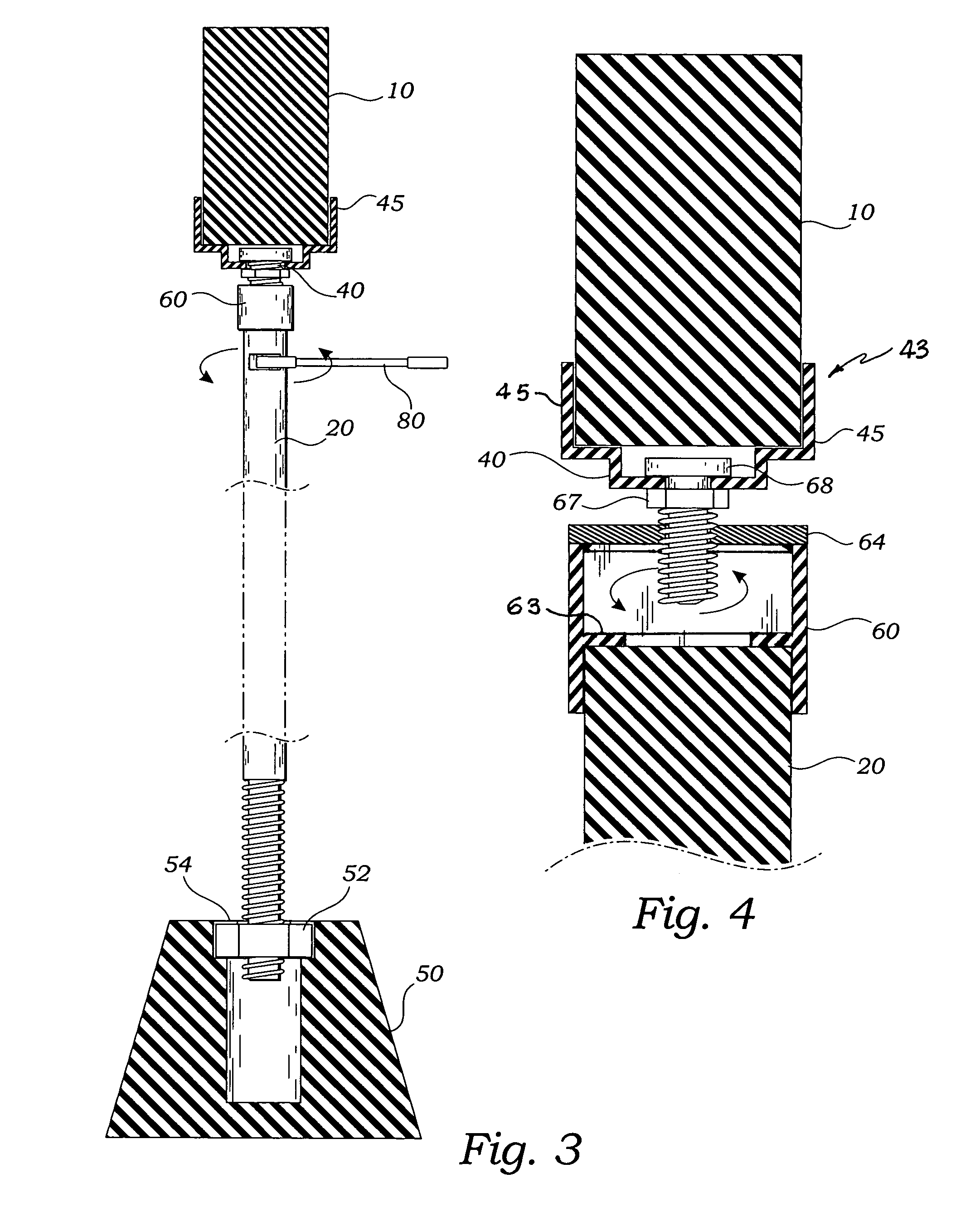 Adjustable beam support