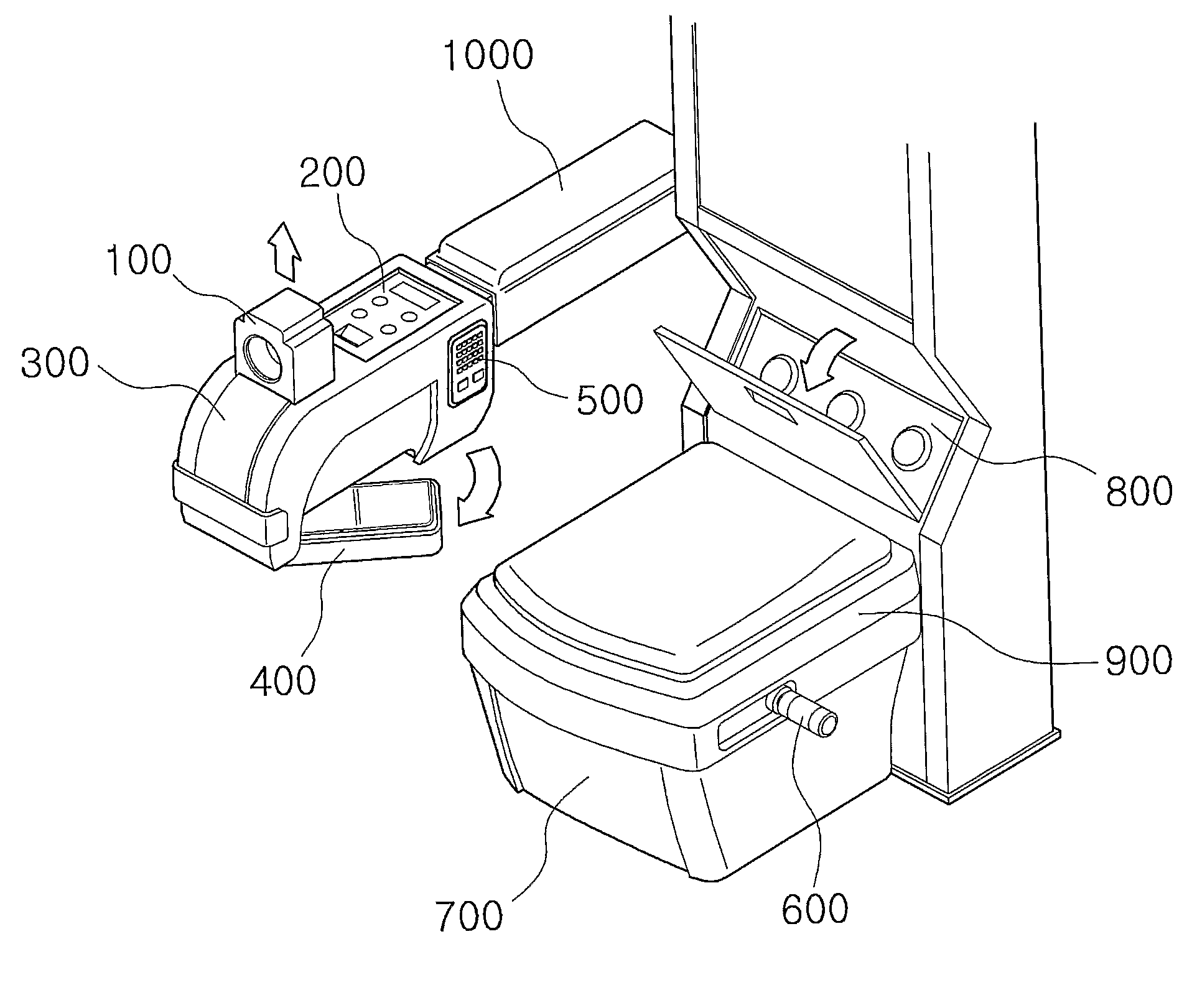 Apparatus and Method for Analyzing Urine Components in Toilet in Real-Time by Using Miniature ATR Infrared Spectroscopy