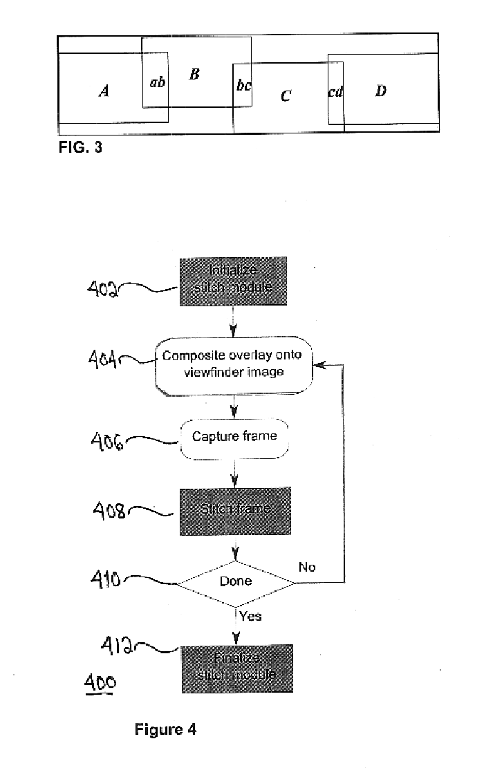 Motion estimation for panoramic digital camera