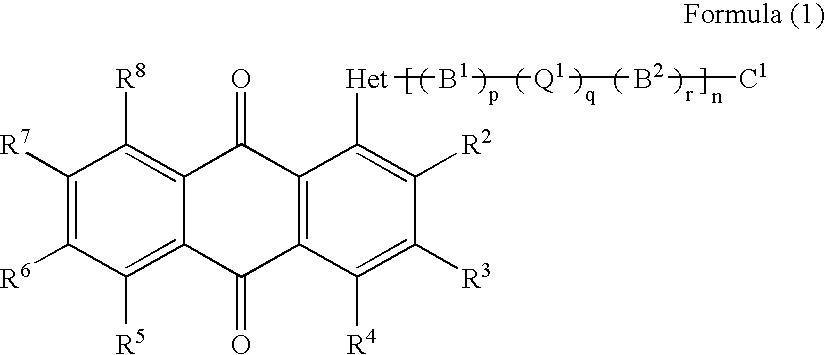 Anthraquinone compound, liquid crystal composition, cell and display device empolying the same