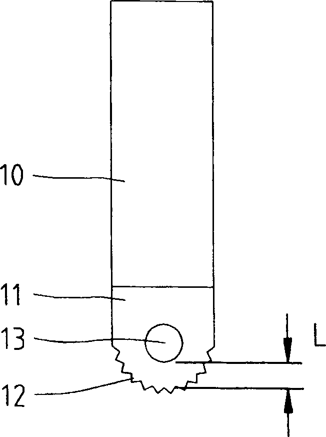 Swing spanner improved structure