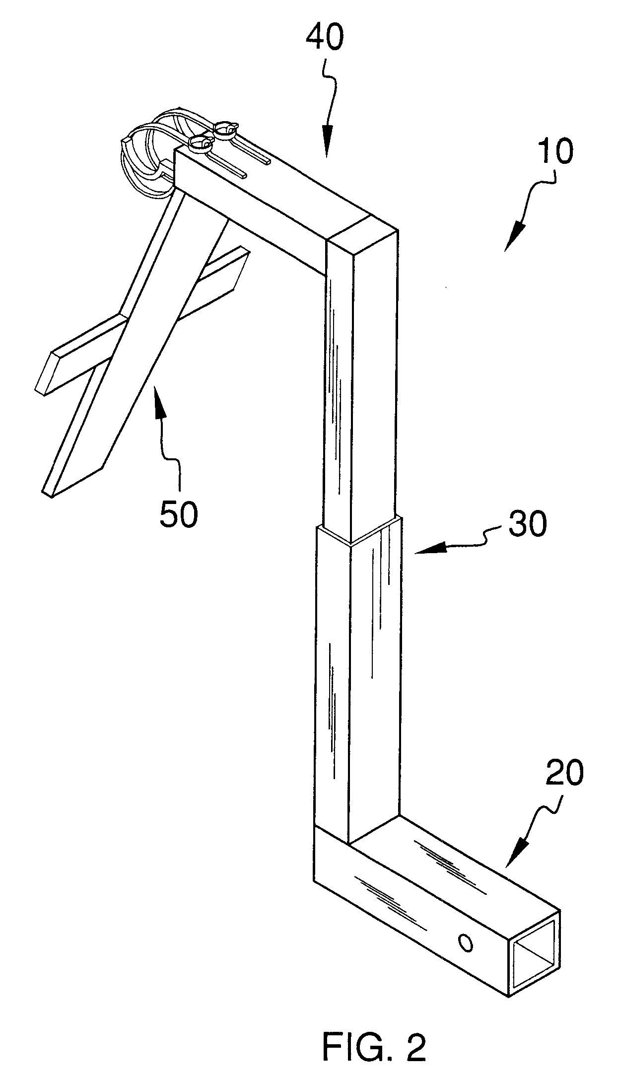 Refuse container hitching device