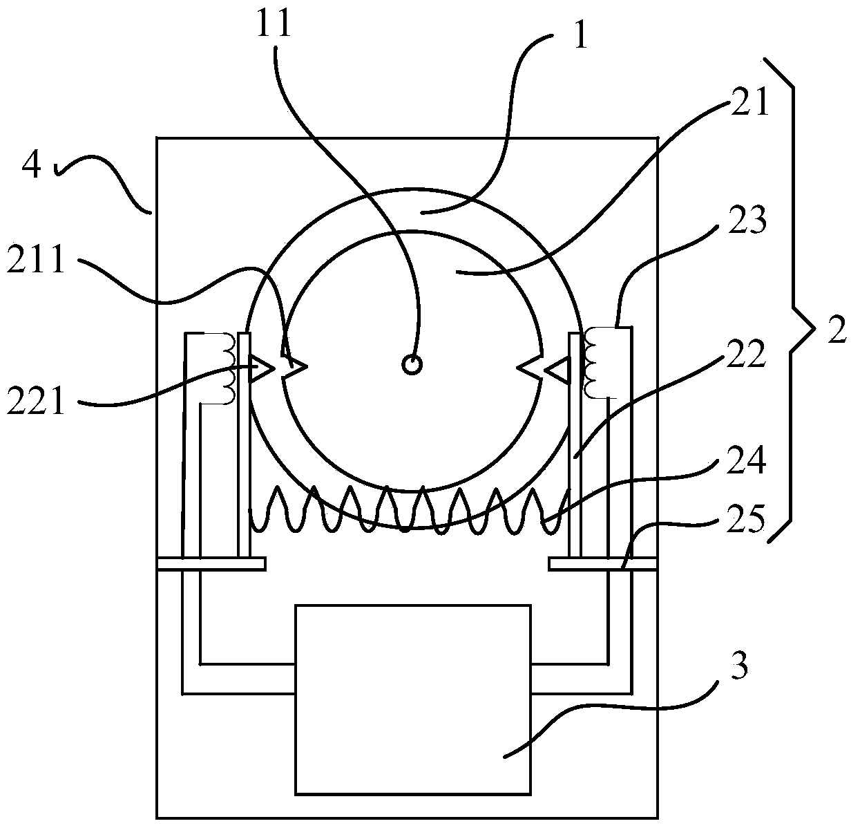 A steering gear and a robot