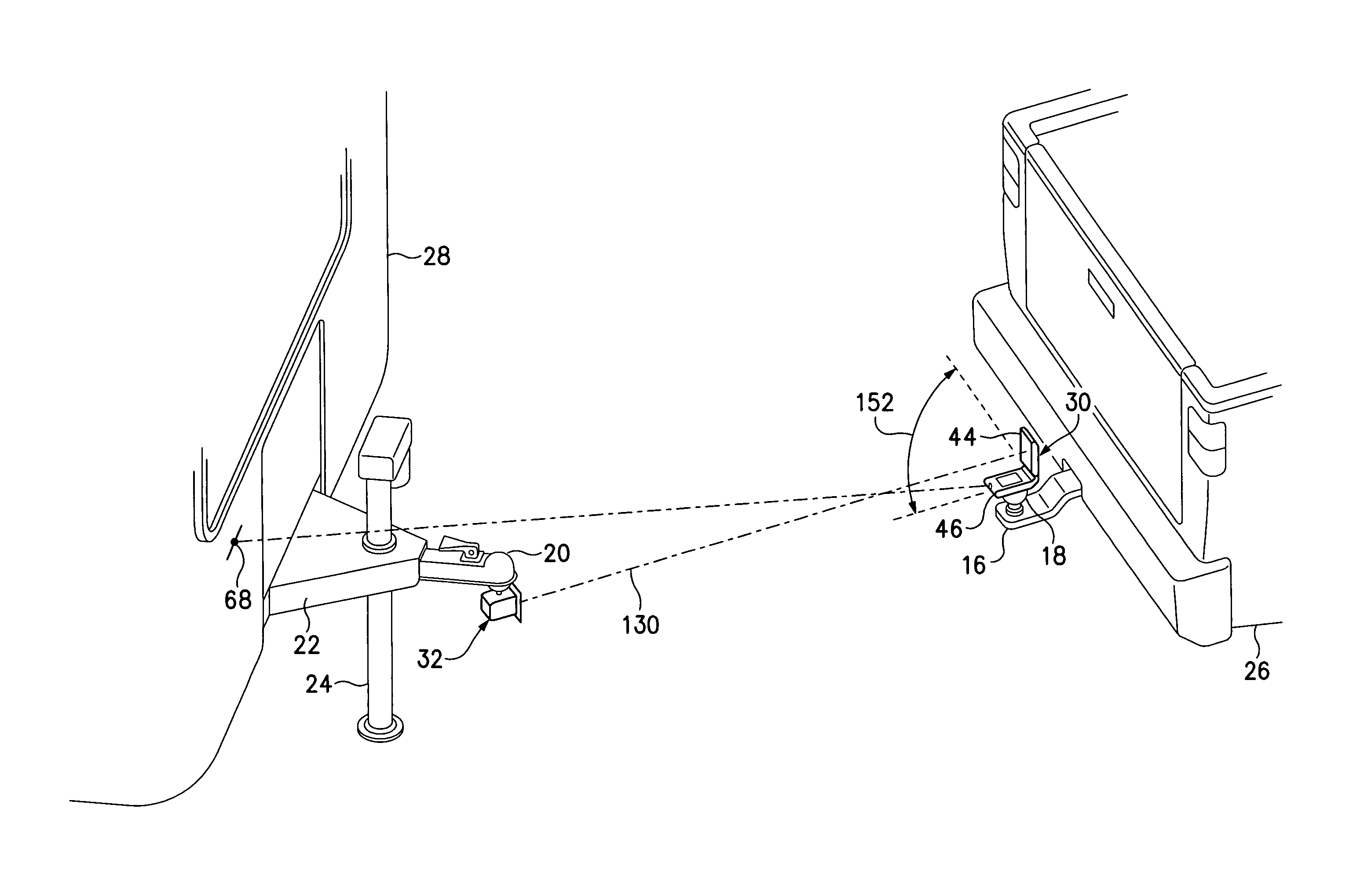 Towing vehicle guidance for trailer hitch connection